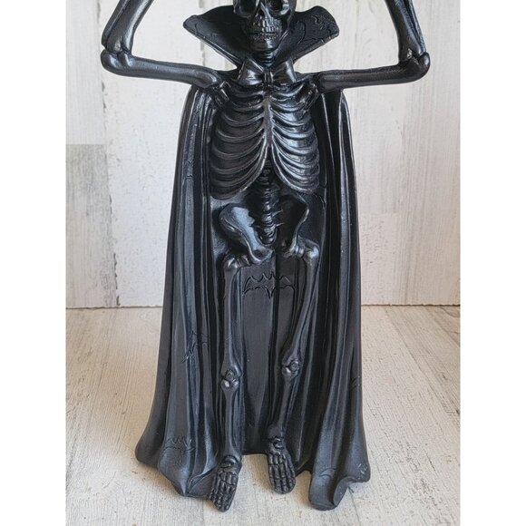 Black skeleton dish tray‎ holding Halloween decor prop unusual unique - Picture 3 of 8